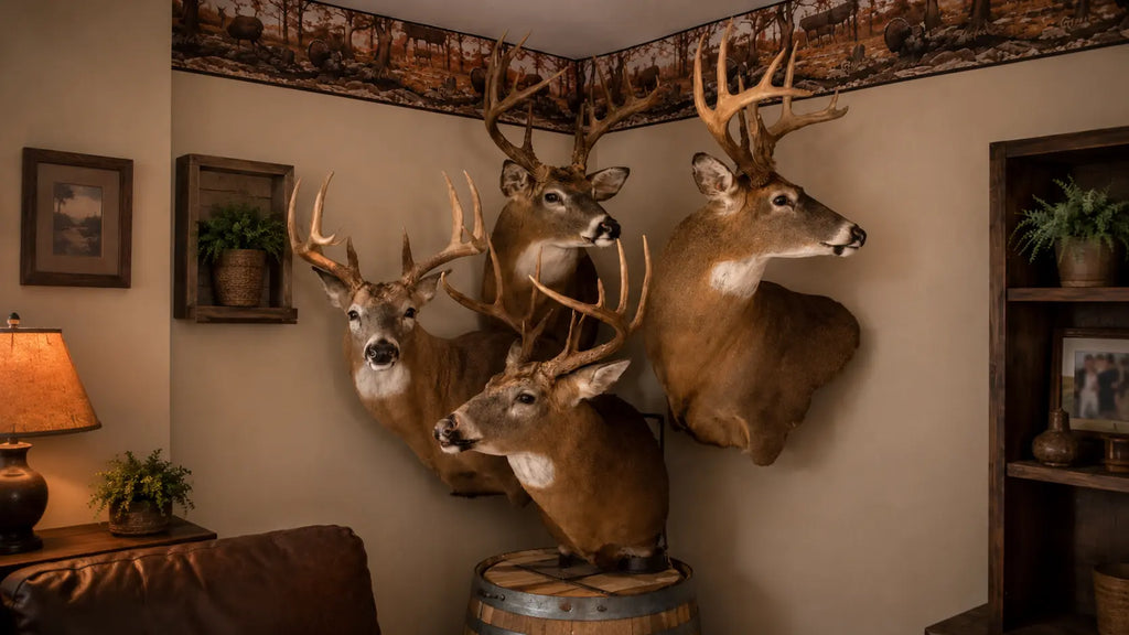 No Trophy Room? How to Display Deer Mounts in a Small Space or Apartment